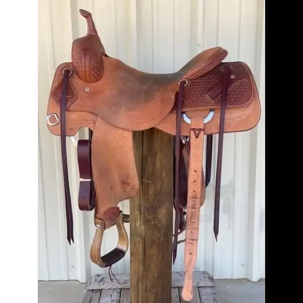 Jeff Smith Cutter Saddle – 17.5″ Seat