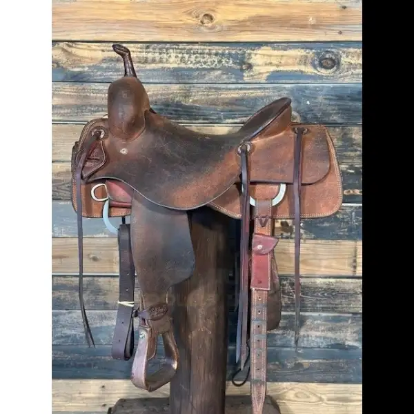Jeff Smith Cutter Saddle – 16.5″ Seat