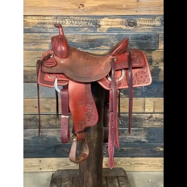 South Texas Tack Ranch Cutter Saddle – 16.5″