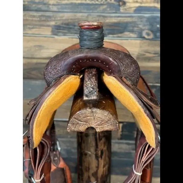 Trent Ward Platinum Roper Saddle – 14.5″ Seat